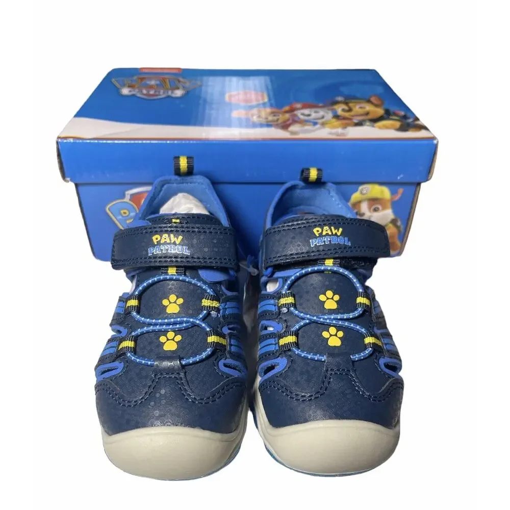 Nickelodeon Paw Patrol Closed Toe Sandals NEW Size 7 Flashing Lights! Toddler
